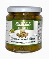 Muraca- Olives Green Cracked 12x280g | Gulli Food Distributors